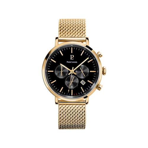 Montre PIERRE LANNIER Baron homme acier doré