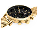 Montre PIERRE LANNIER Baron homme acier doré - vue 2