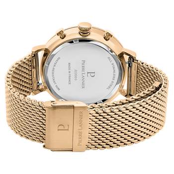 Montre PIERRE LANNIER Baron homme acier doré