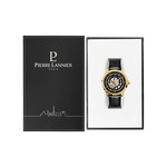 Montre PIERRE LANNIER Automatic homme automatique acier  bracelet cuir noir - vue D1