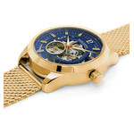 Montre PIERRE LANNIER Automatic homme automatique acier doré - vue 2