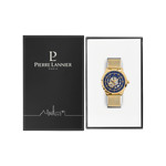 Montre PIERRE LANNIER Automatic homme automatique acier doré - vue D1