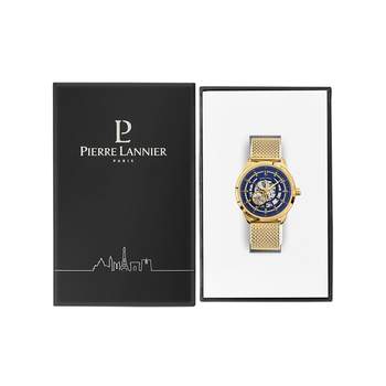 Montre PIERRE LANNIER Automatic homme automatique acier doré