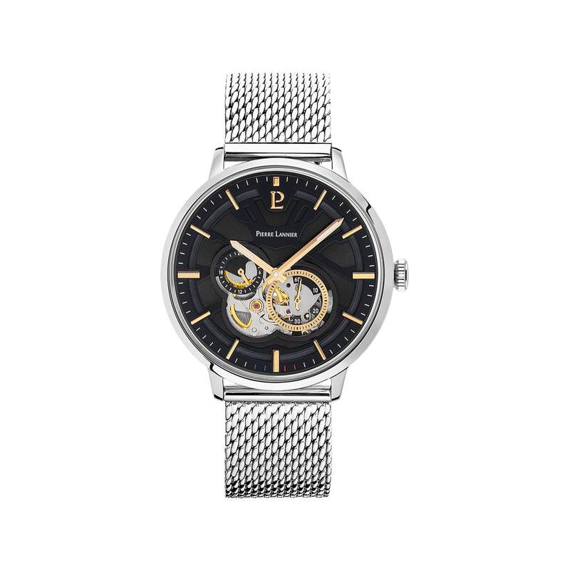Montre PIERRE LANNIER Trio homme automatique acier - vue 1