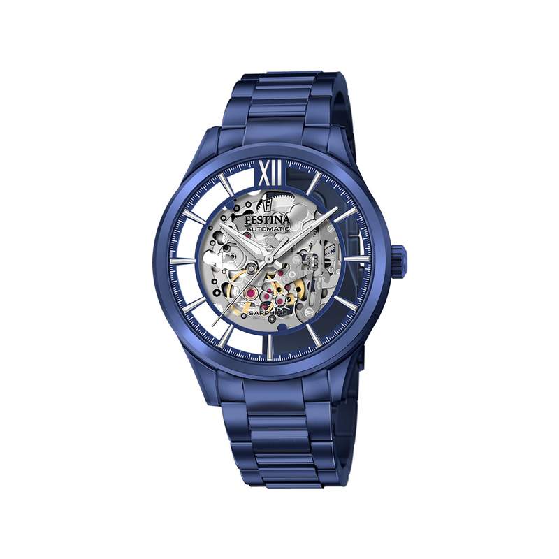 Montre FESTINA Automatique homme automatique acier bleu - vue 1
