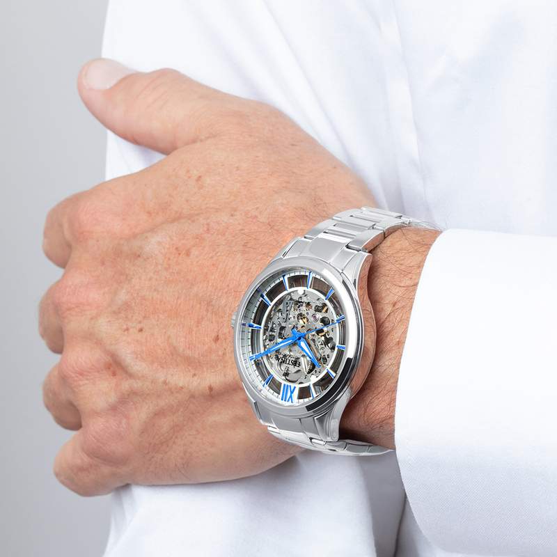 Montre FESTINA Automatique homme automatique acier - vue porté 1