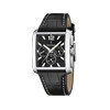 Montre FESTINA Timeless homme chronographe acier bracelet cuir noir - vue V1