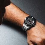 Montre FESTINA Chronobike homme chronographe acier - vue porté 1
