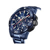 Montre FESTINA Chornobike homme chronographe bracelet acier bleu - vue V2