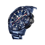 Montre FESTINA Chornobike homme chronographe bracelet acier bleu - vue 2
