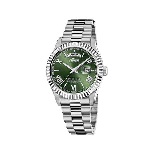 LOTUS Freedom herenhorloge met stalen armband