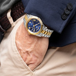 LOTUS Freedom men's two-tone yellow steel watch - view worn 1