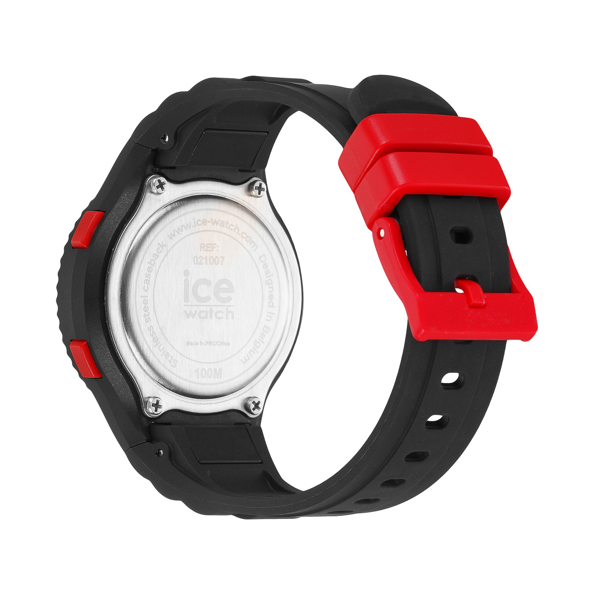 Montre ICE WATCH enfant digital plastique noir bracelet caoutchouc noir - vue 3