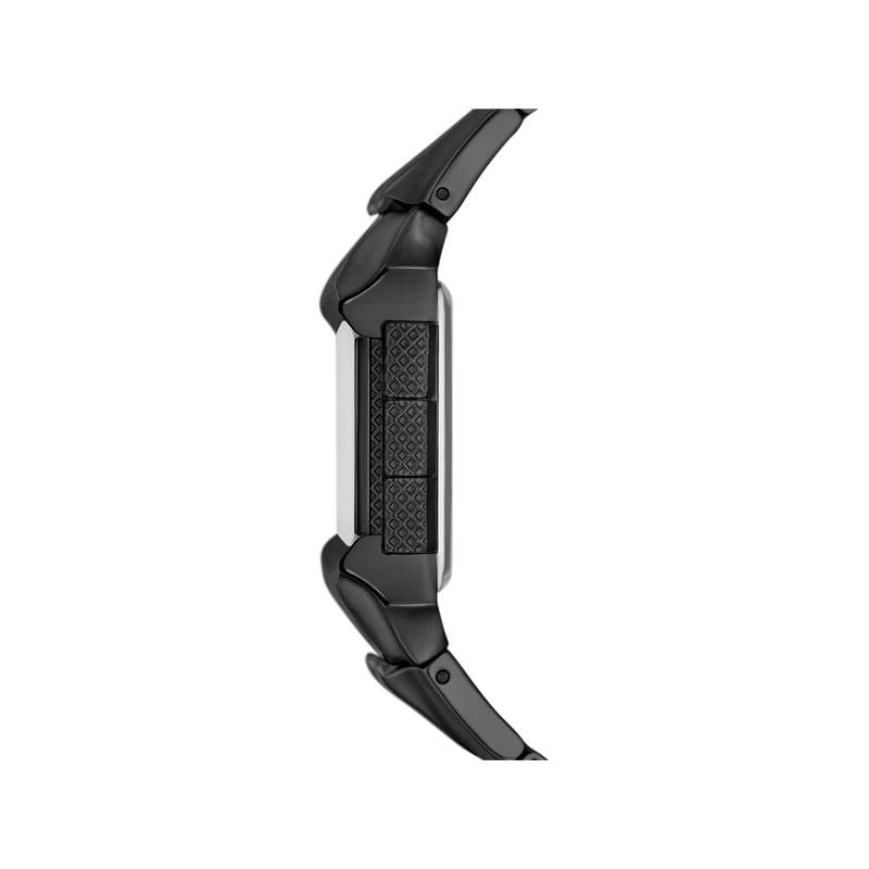 Montre DIESEL Croco Digi homme acier noir - vue 2