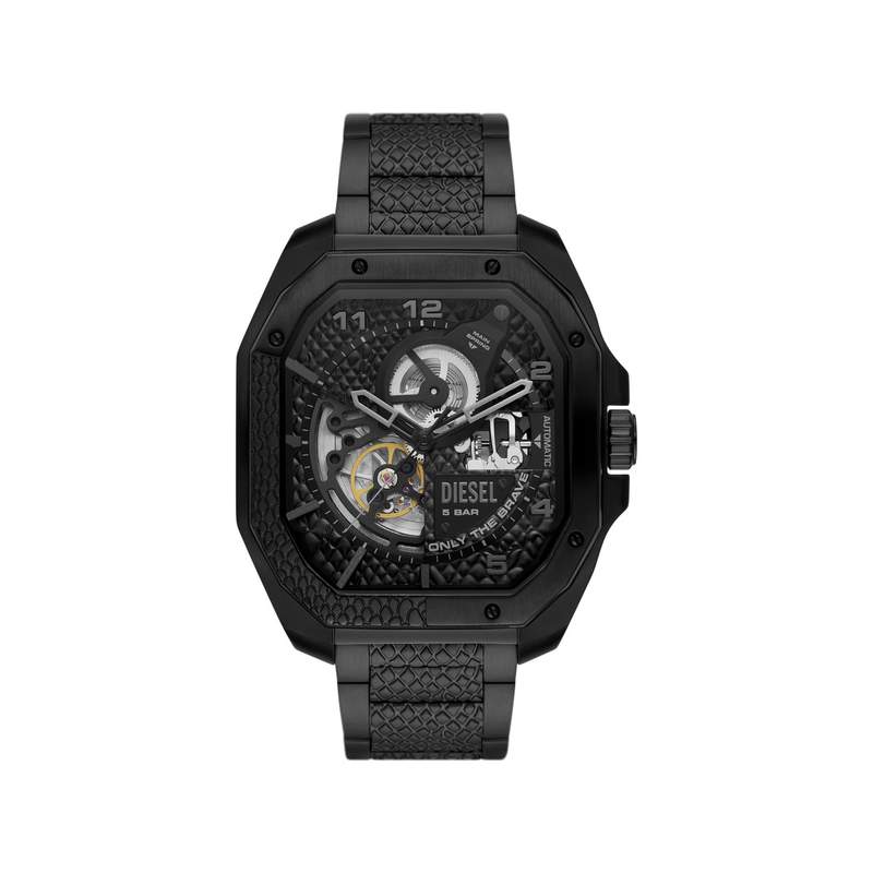 Montre DIESEL Flayed homme automatique acier noir - vue 1