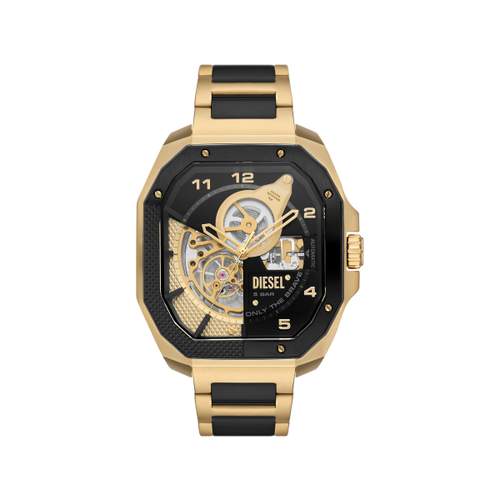 Montre DIESEL Flayed homme automatique acier bicolore