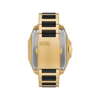 DIESEL Flayed men's automatic two-tone steel watch