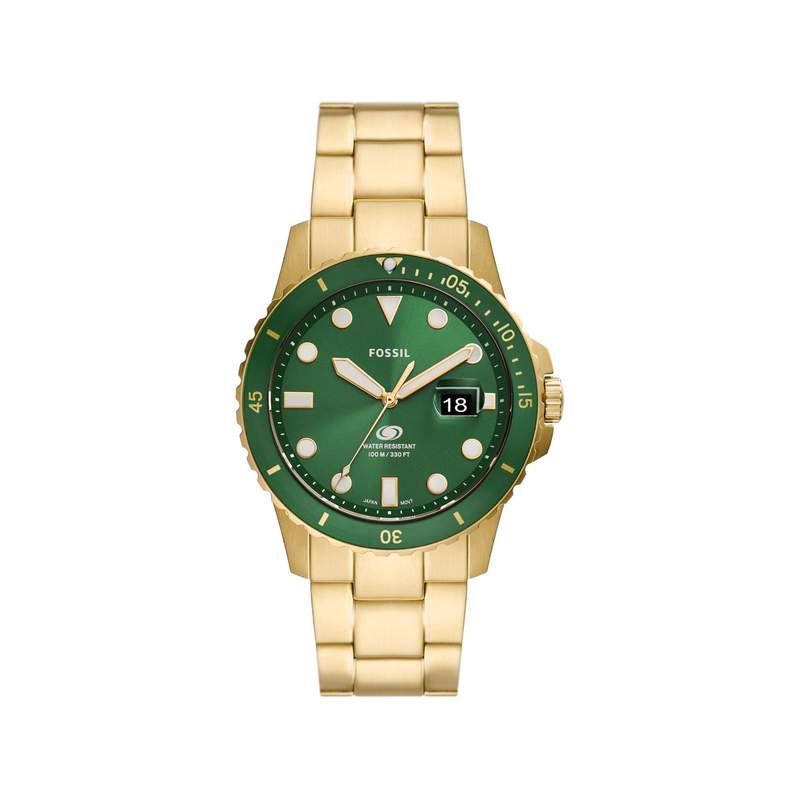 Montre FOSSIL Blue homme acier doré - vue 1