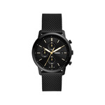Montre FOSSIL Minimalist homme chronographe acier noir - vue 1