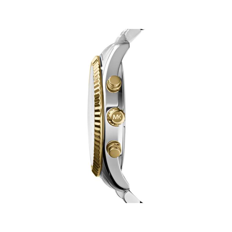 Montre MICHAEL KORS Lexington femme chronographe acier bicolore - vue 2