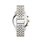 Montre MICHAEL KORS Lexington femme chronographe acier bicolore - vue 3