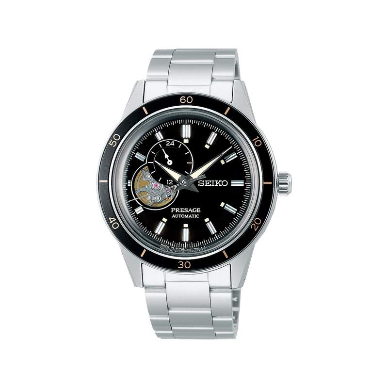 Montre seiko presage homme bracelet métal - vue 1