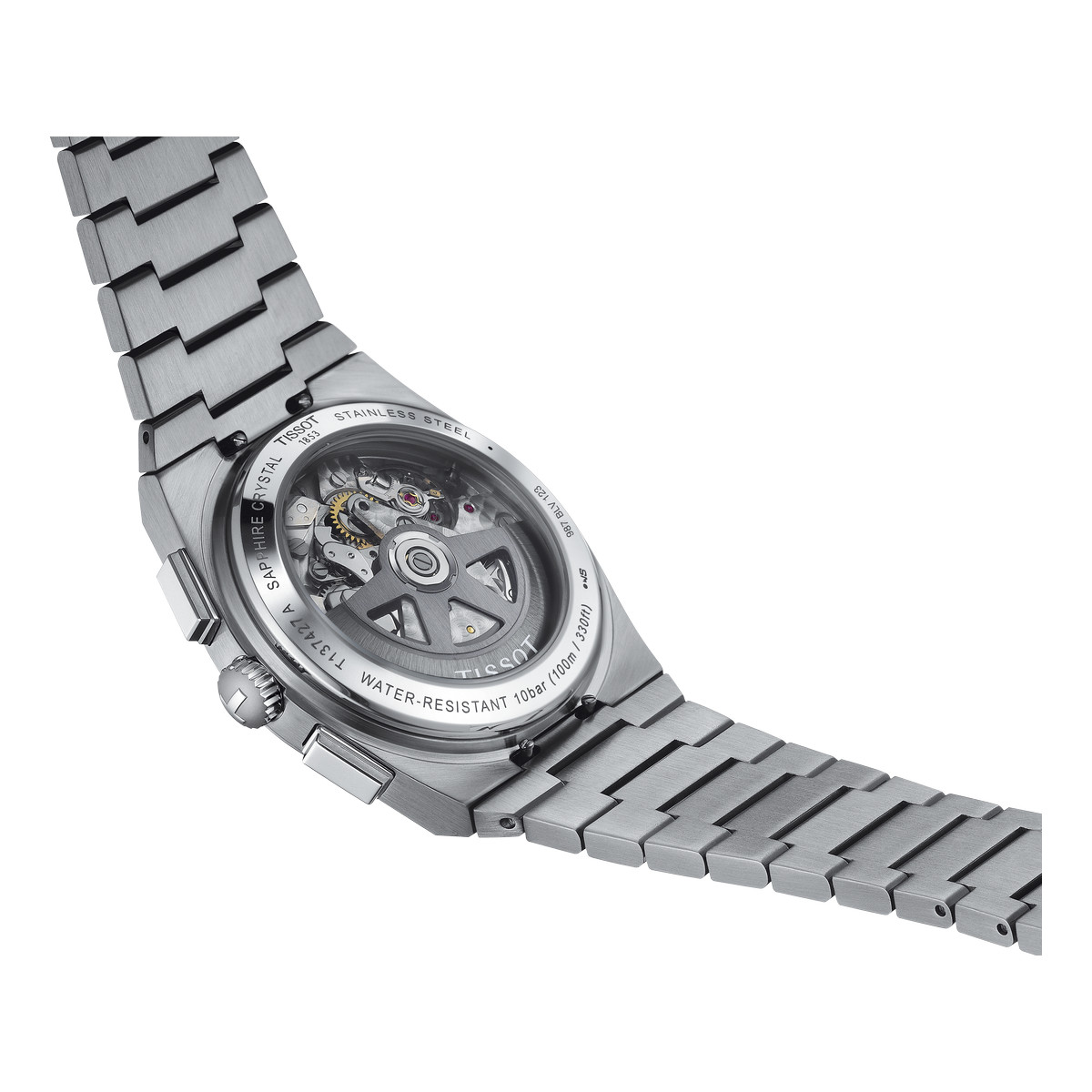 Montre Tissot PRX homme automatique chronographe acier - vue 3