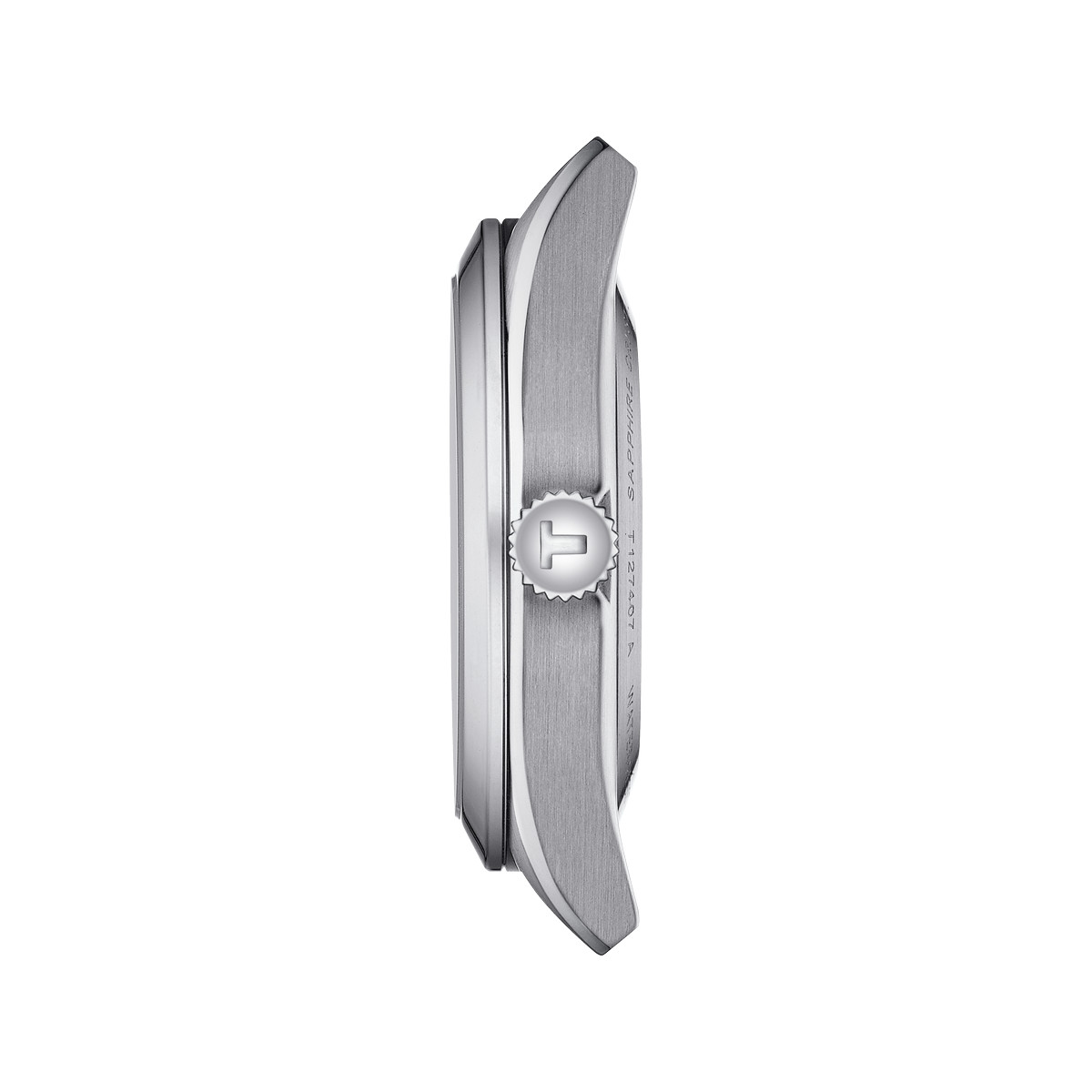 Montre TISSOT T-CLASSIC GENTLEMAN OPEN HEART POWERMATIC 80 mixte automatique cadran bleu bracelet acier inoxydable - vue 2