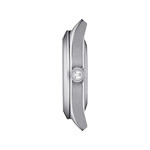 Montre TISSOT T-CLASSIC GENTLEMAN OPEN HEART POWERMATIC 80 mixte automatique cadran bleu bracelet acier inoxydable - vue 2