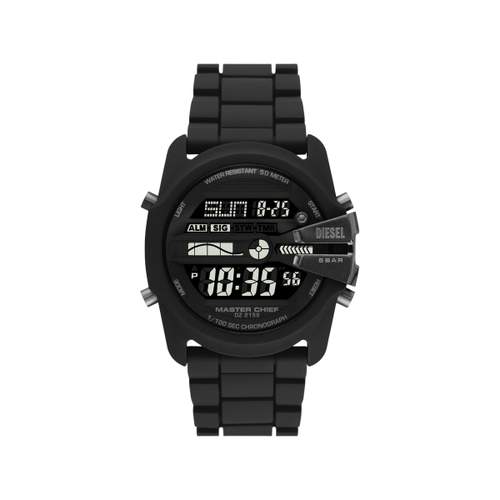 Montre DIESEL Master Chief homme silicone noir