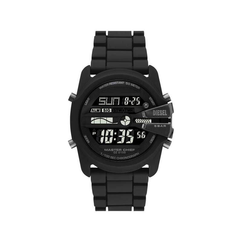 Montre DIESEL Master Chief homme silicone noir - vue 1