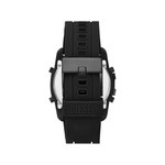 Montre DIESEL Master Chief homme silicone noir - vue 3