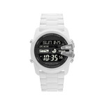 Montre DIESEL Master Chief homme silicone blanc - vue 1
