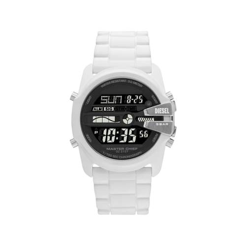 Montre DIESEL Master Chief homme silicone blanc