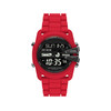Montre DIESEL Master Chief homme silicone rouge - vue V1