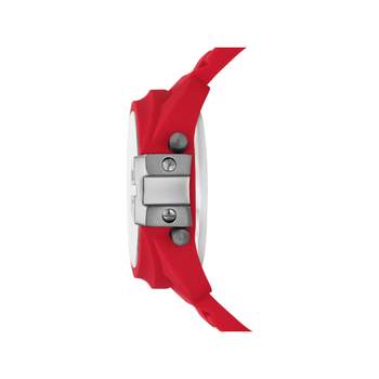 Montre DIESEL Master Chief homme silicone rouge