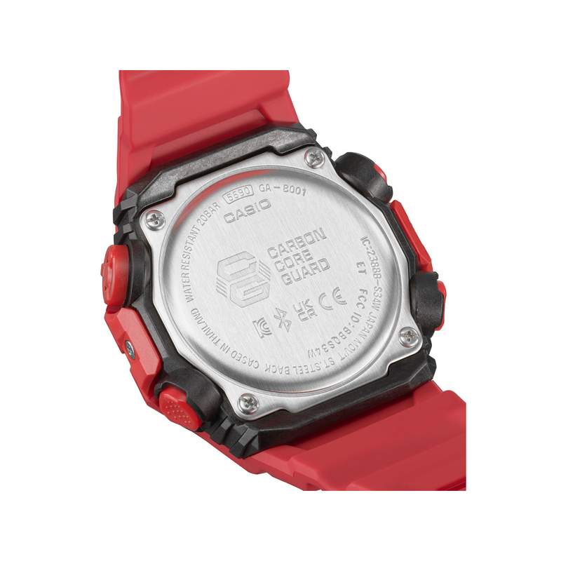 Montre G-SHOCK homme résine rouge - vue 3
