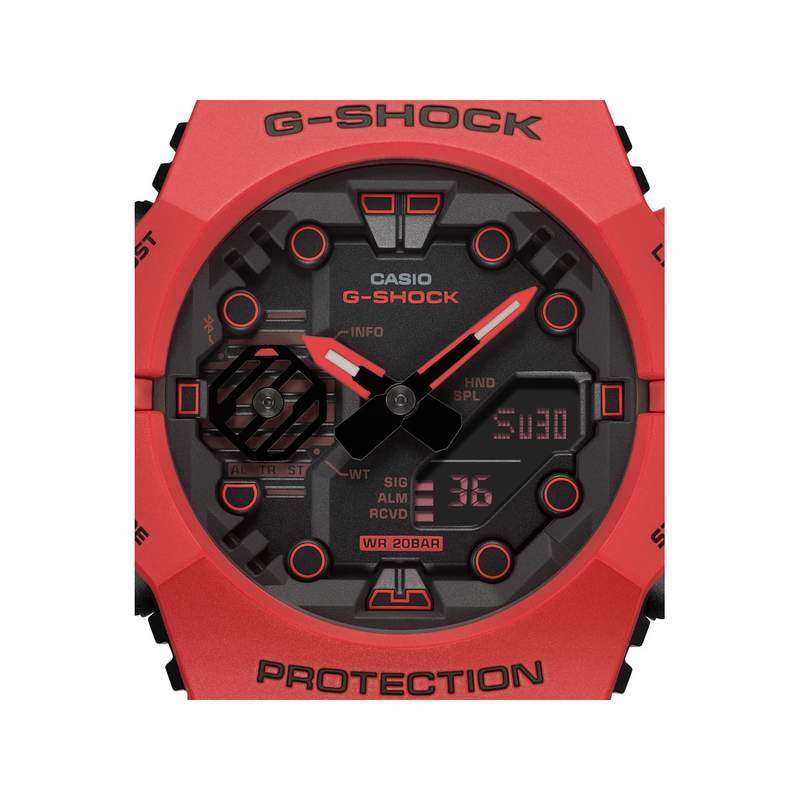 Montre G-SHOCK homme résine rouge - vue D4