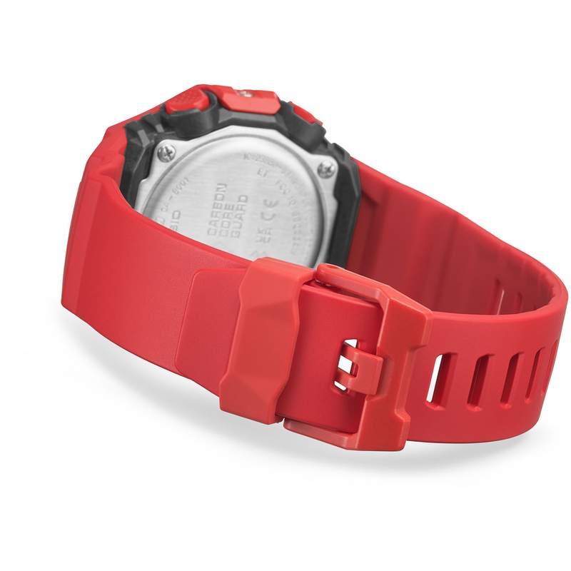 Montre G-SHOCK homme résine rouge - vue D5