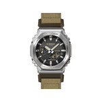 Montre G-SHOCK homme acier bracelet résine beige - vue 1