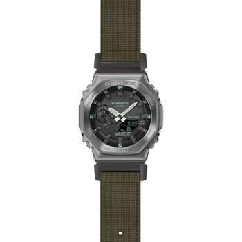 G-SHOCK Herenhorloge van staal met kaki groene harsband