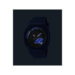Montre G-SHOCK homme acier bleu bracelet résine bleu fonce - vue D4