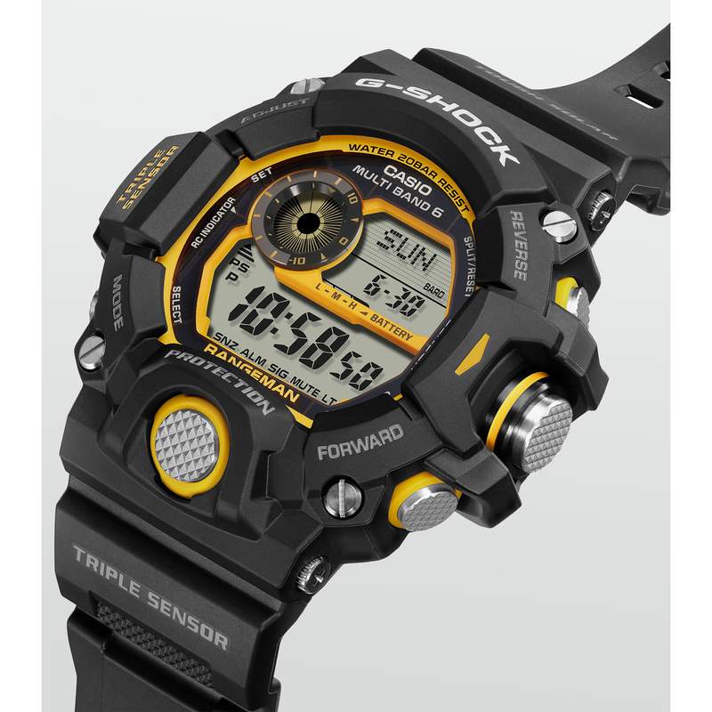Montre G-SHOCK PREMIUM homme résine noire - vue D2