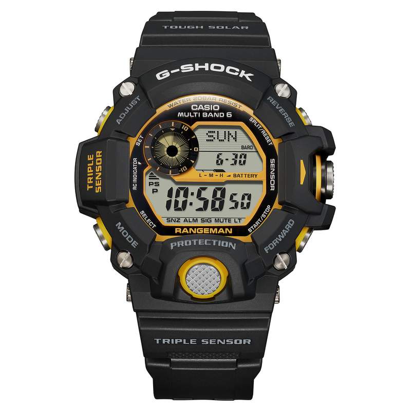 Montre G-SHOCK PREMIUM homme résine noire - vue D3