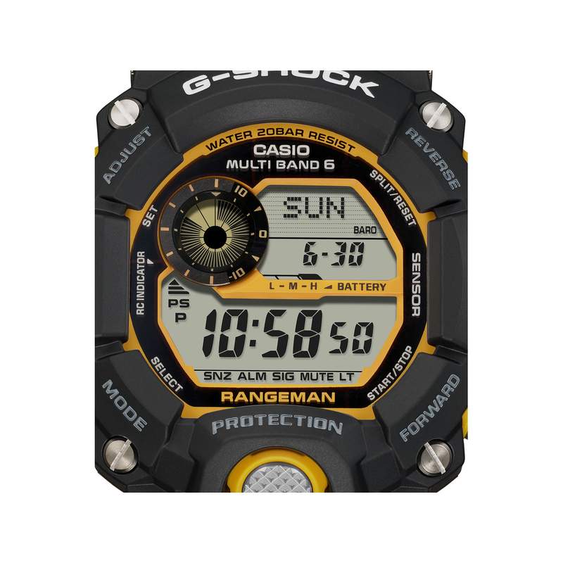 Montre G-SHOCK PREMIUM homme résine noire - vue D4