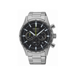 Montre SEIKO sport homme bracelet acier - vue 1