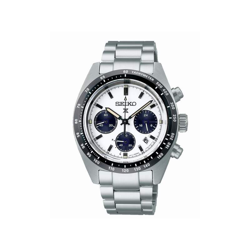Montre SEIKO Prospex homme solaire chronographe acier - vue 1
