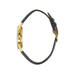 Montre Lip Himalaya homme acier bracelet cuir marron - vue 2