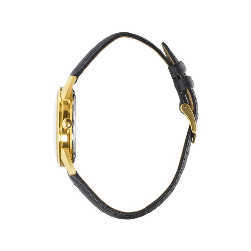 Montre Lip Himalaya homme acier bracelet cuir marron - vue 2