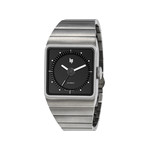 Montre LIP Big Titane homme automatique acier bracelet titane gris - vue 1